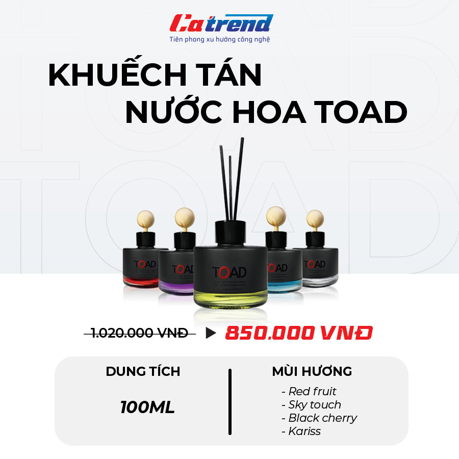 Nước hoa ô tô Toad