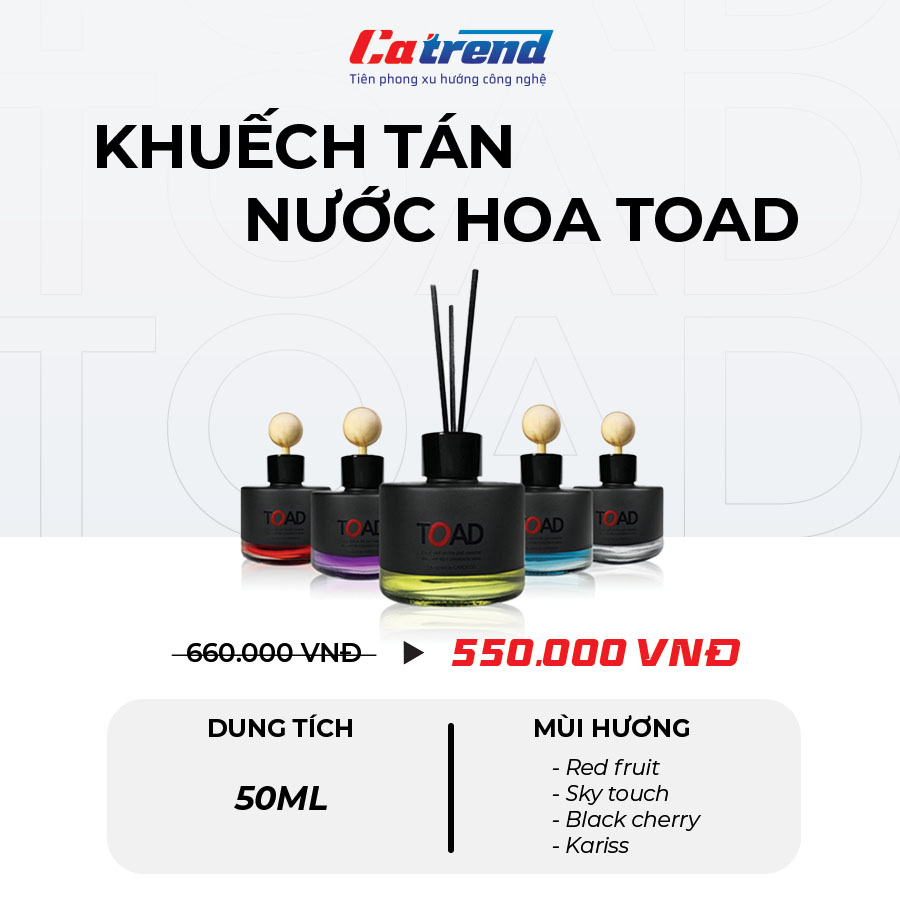 Nước hoa ô tô Toad