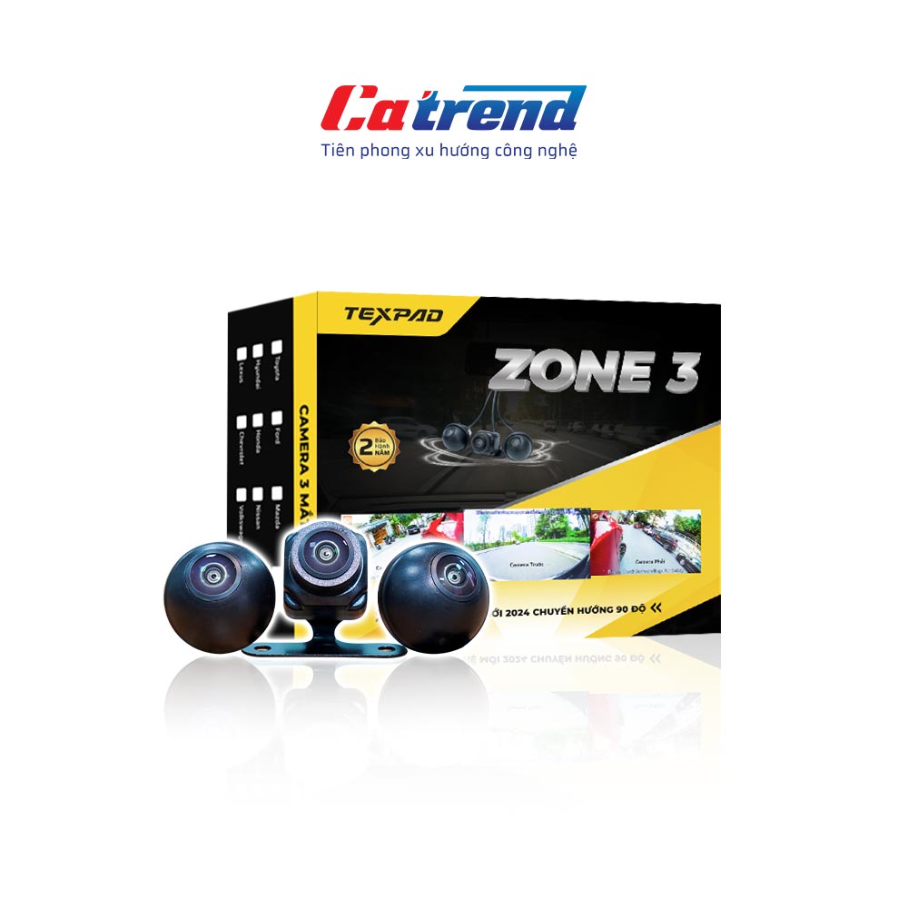 Camera 3 mắt ô tô TexPad Zone 3 ECO