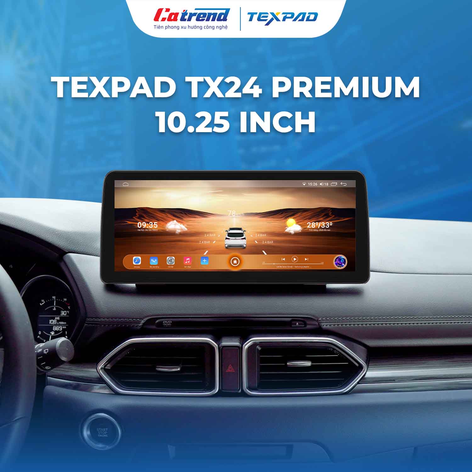 Màn hình Texpad TX24 Luxury 10.25 inch