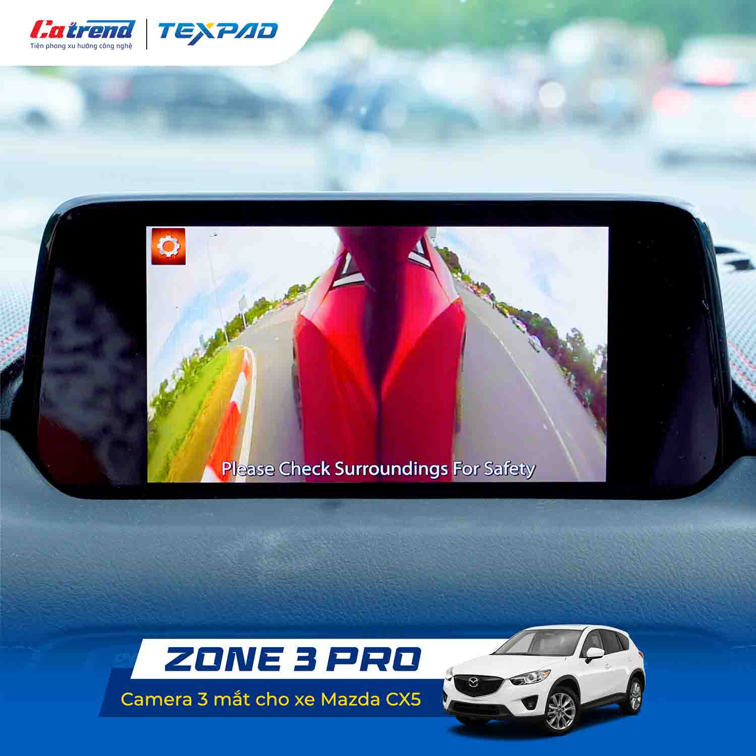 Camera 3 mắt Texpad Zone 3 Pro
