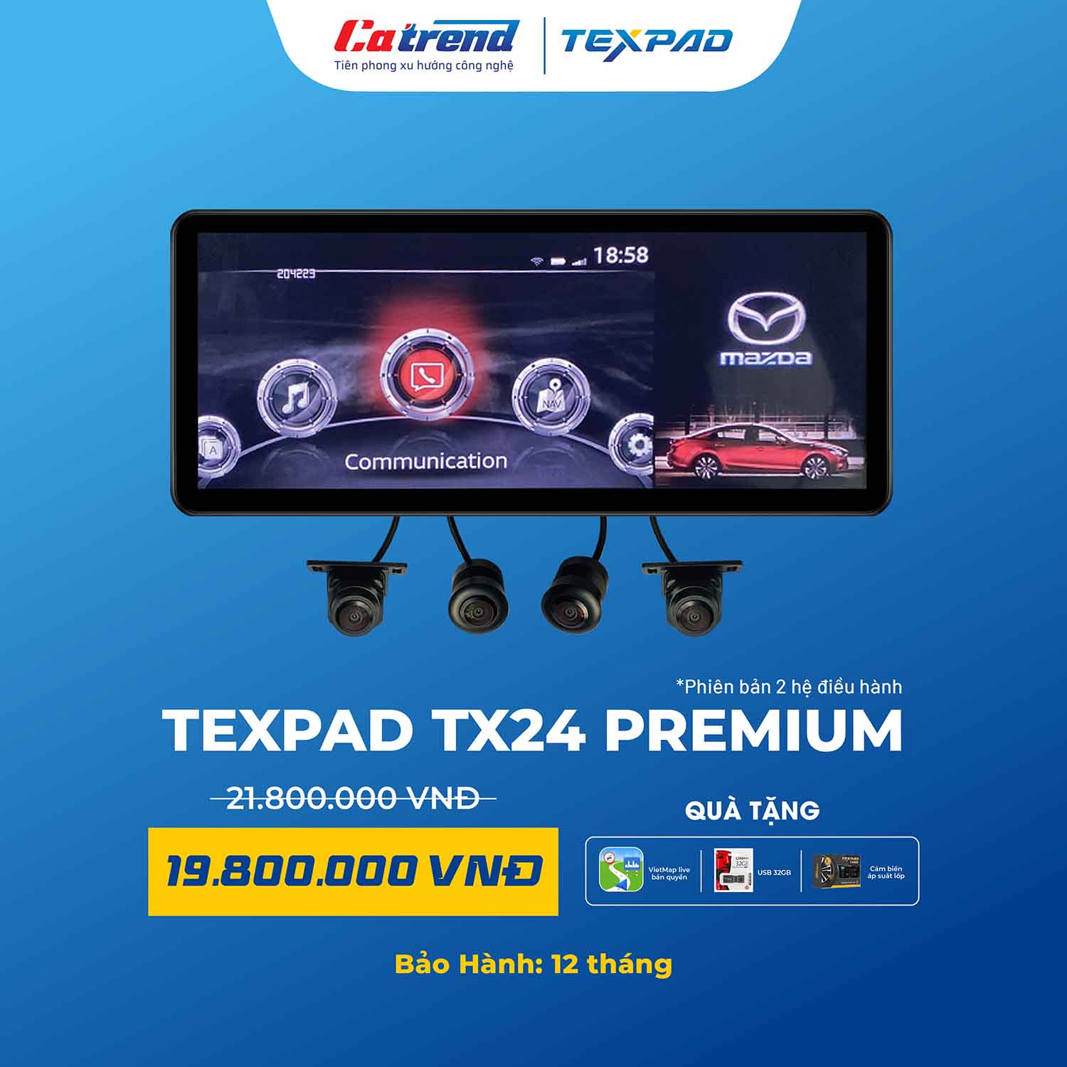 Màn hình Texpad TX24 Premium 12.3 inch