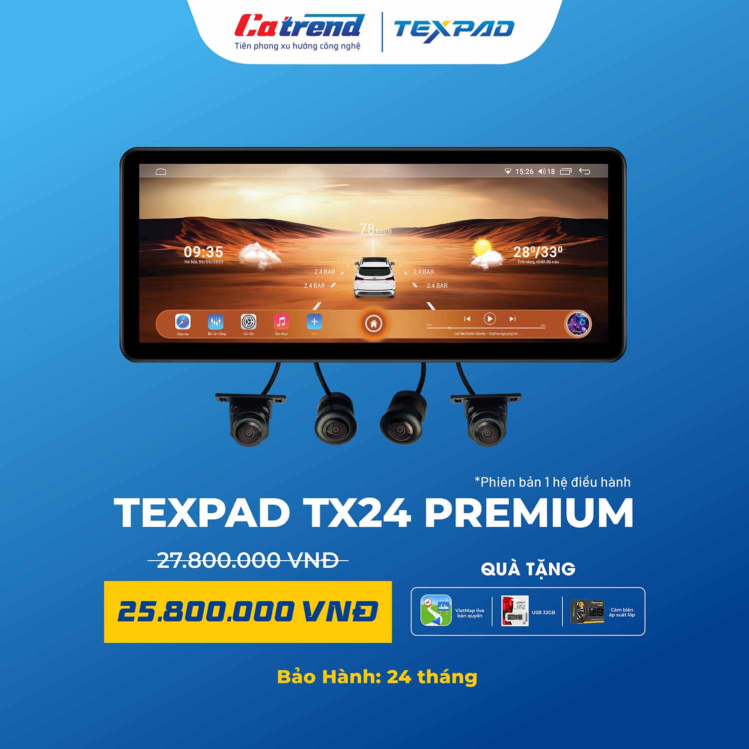 Màn hình Texpad TX24 Premium 12.3 inch