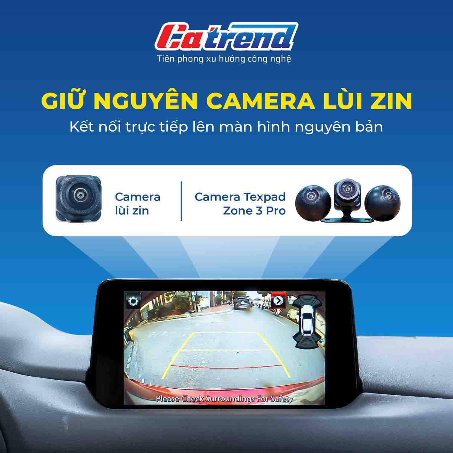 Camera 3 mắt Texpad Zone 3 Pro