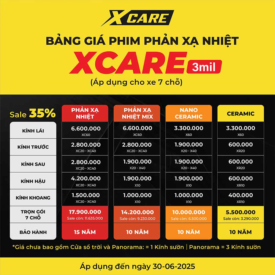 Phim cách nhiệt X-Care