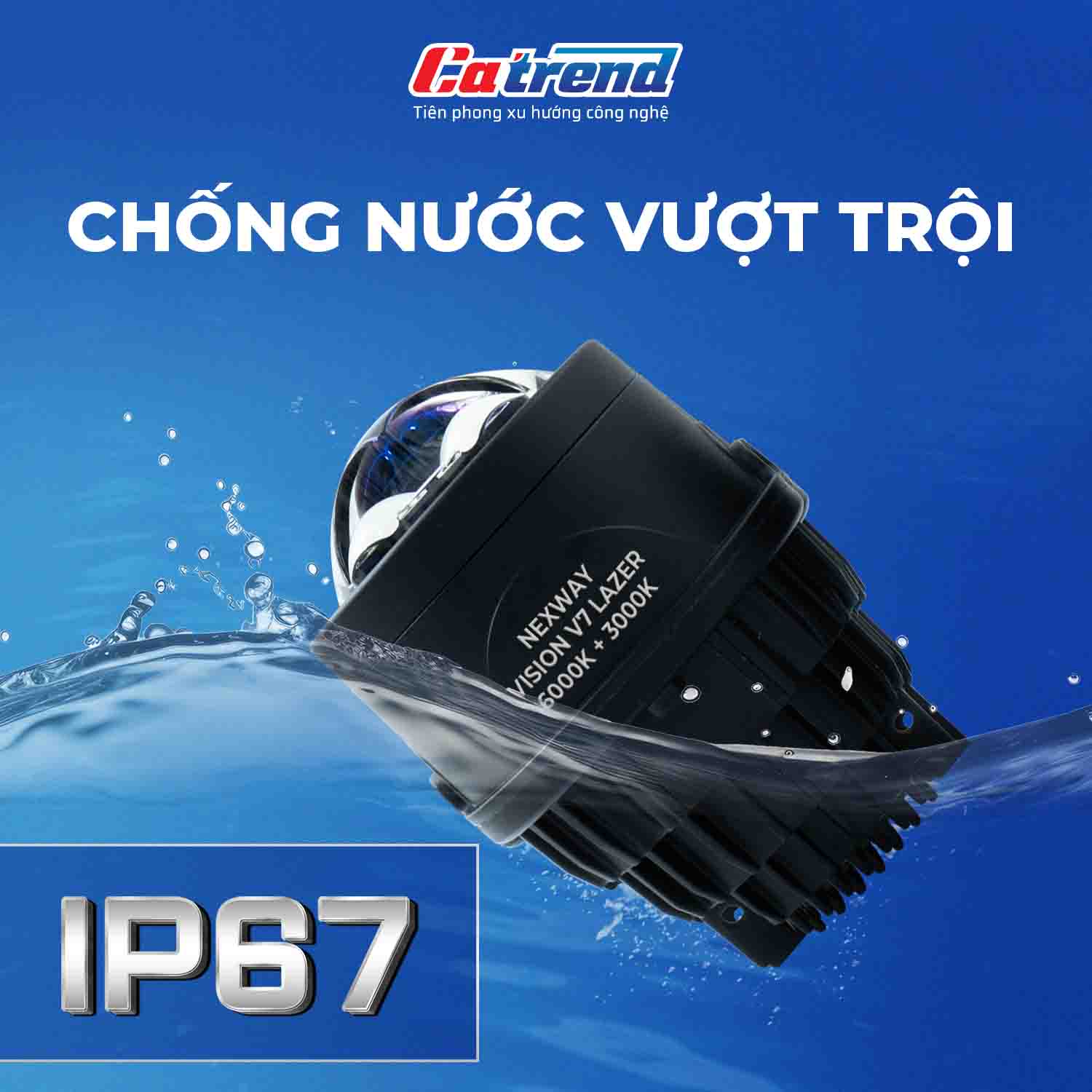 Đèn bi gầm Nexway Vision V7 Laser