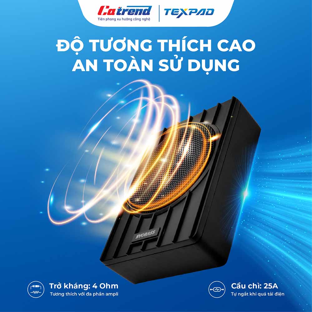 Loa sub ô tô Texpad Evobass M6