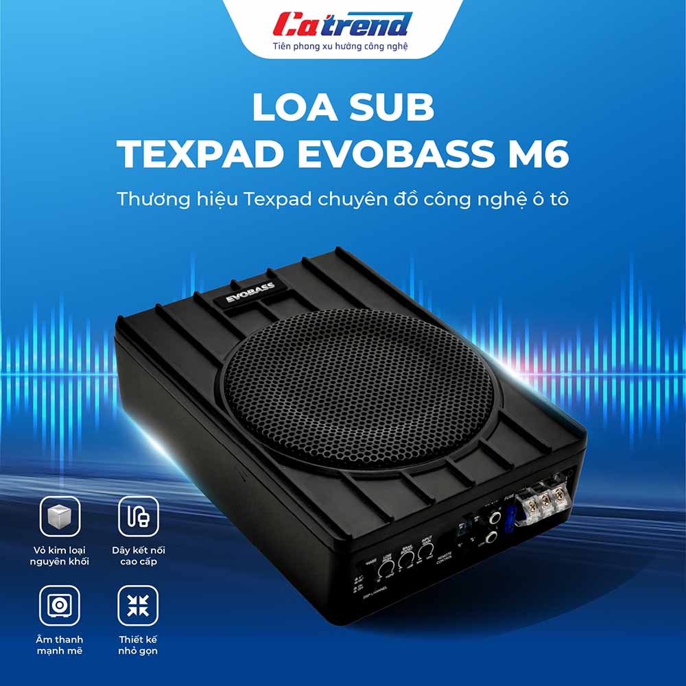 Loa sub ô tô Texpad Evobass M6